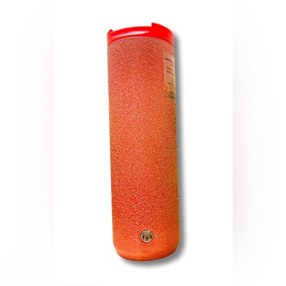 Starbucks Other - ✨Starbucks Spring Neon Coral/Pink Pebble Glitter Stainless Steel Hot Cup Tumbler